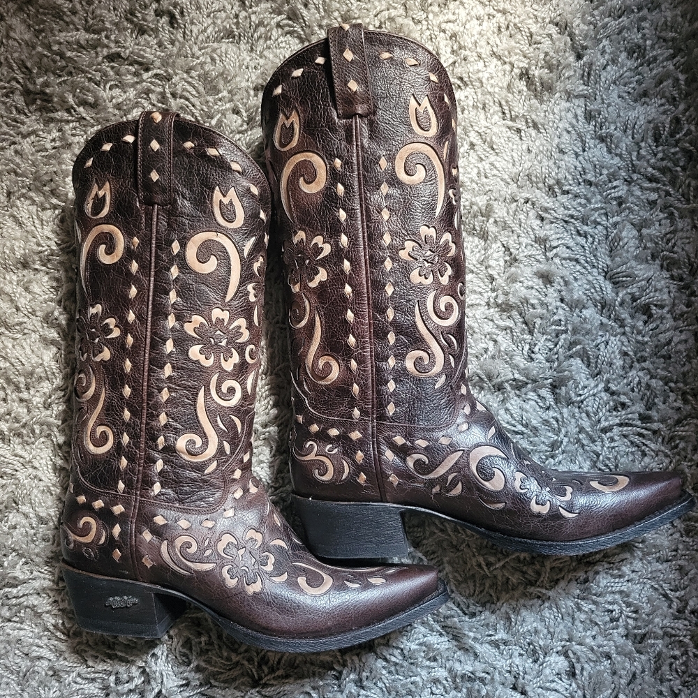 Miss Macie Cowgirl Boots Never Worn Sz 9.5 NWOT